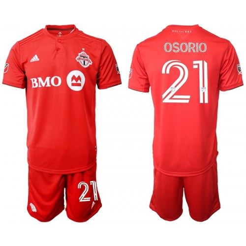 Toronto FC Fodboldtrøjer Osorio 21 Børn Hjemmebanesæt 2020/21 Kort ærmer Toronto FC Fodboldtrøjer Osorio 21 Børn Hjemmebanesæt 2020/21 Kort ærmer